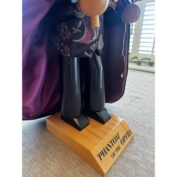 Steinbach 17" Phantom of The Opera Christmas Nutcracker Decor Made in Germany - Picture 7 of 15